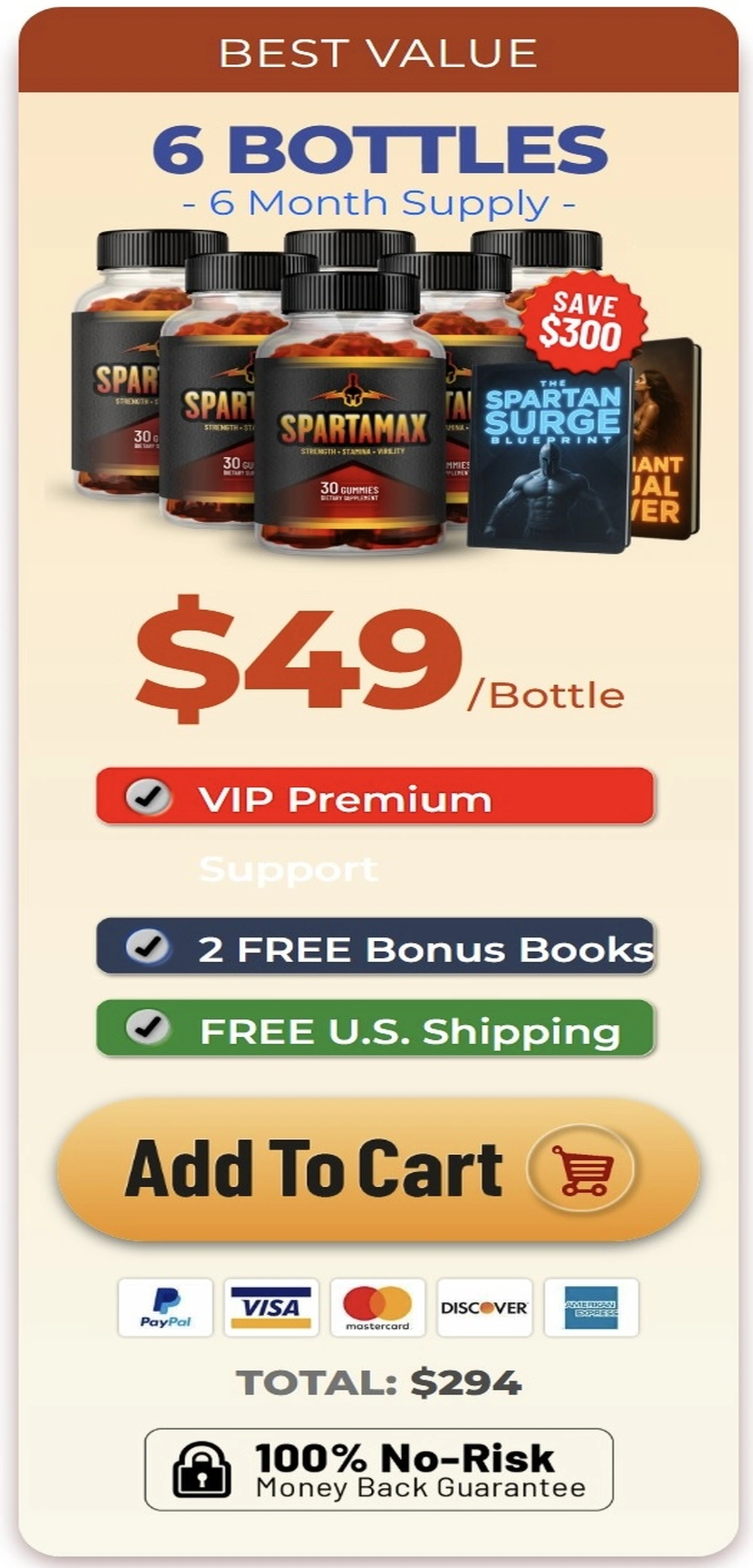 Spartamax 6  bottle